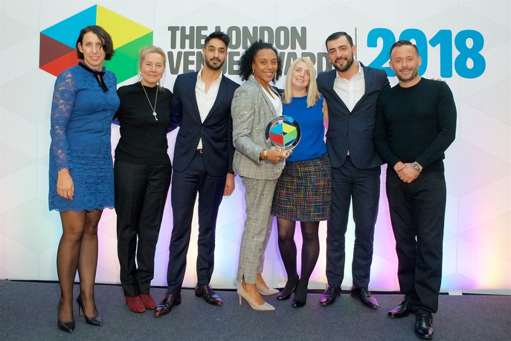 We are officially the MOST VERSATILE VENUE in London! 6 a group of people posing for a photo